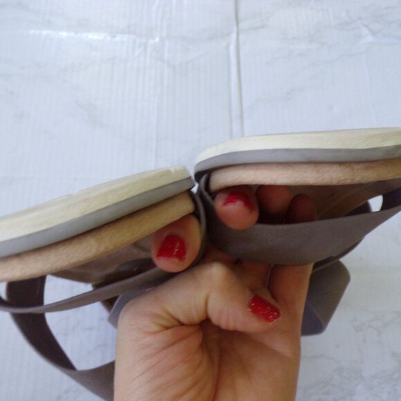 Euro soft gray platform Sport sandals 10 - Picture 10 of 10